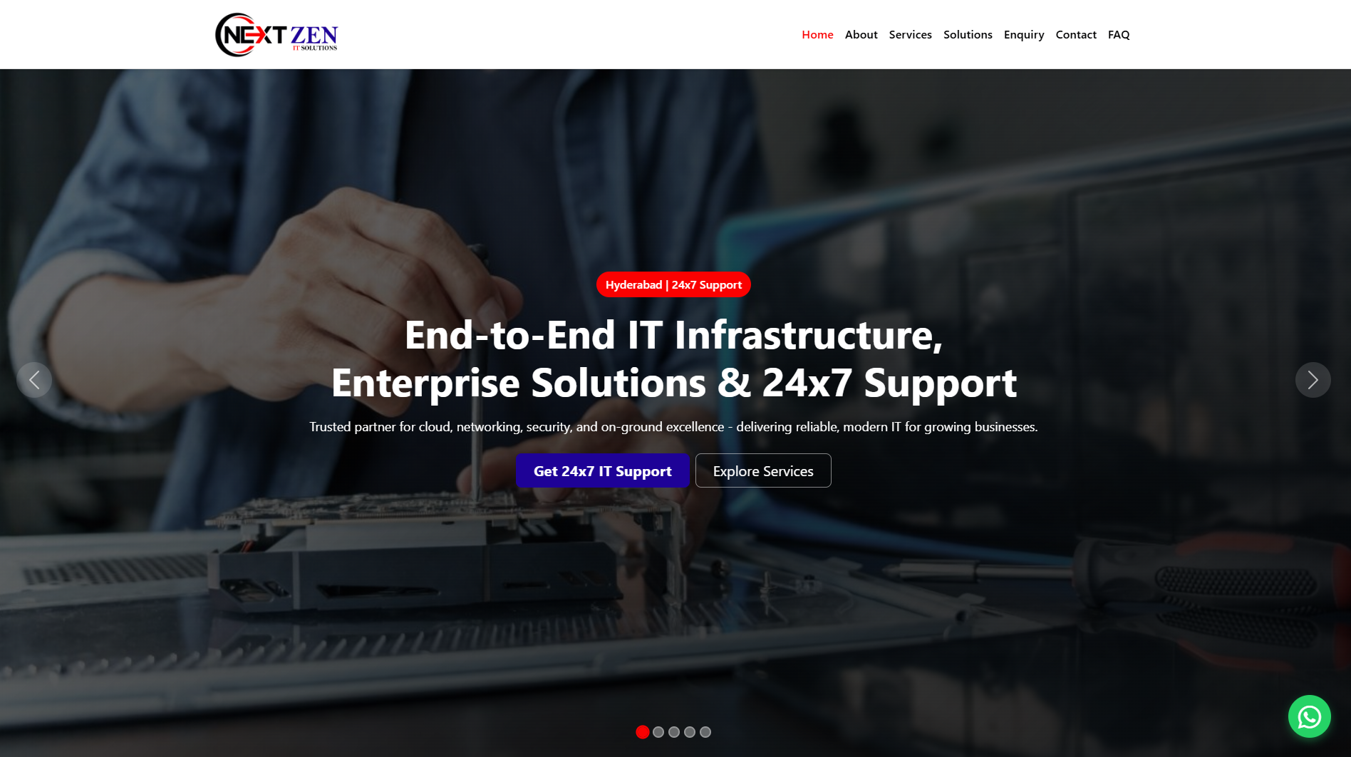 Next Zen IT Solutions project screenshot